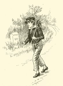 オリバーツイスト、ロンドンに向かう途中 作： Harold Copping